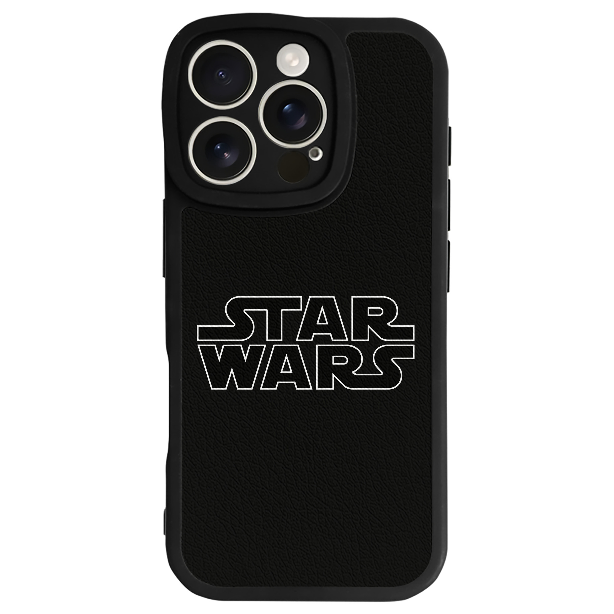 （画像用） スター・ウォーズ Star Wars 【iPhone 16シリーズ対応】シリコンスマホケース（レザー調） 材質：シリコン